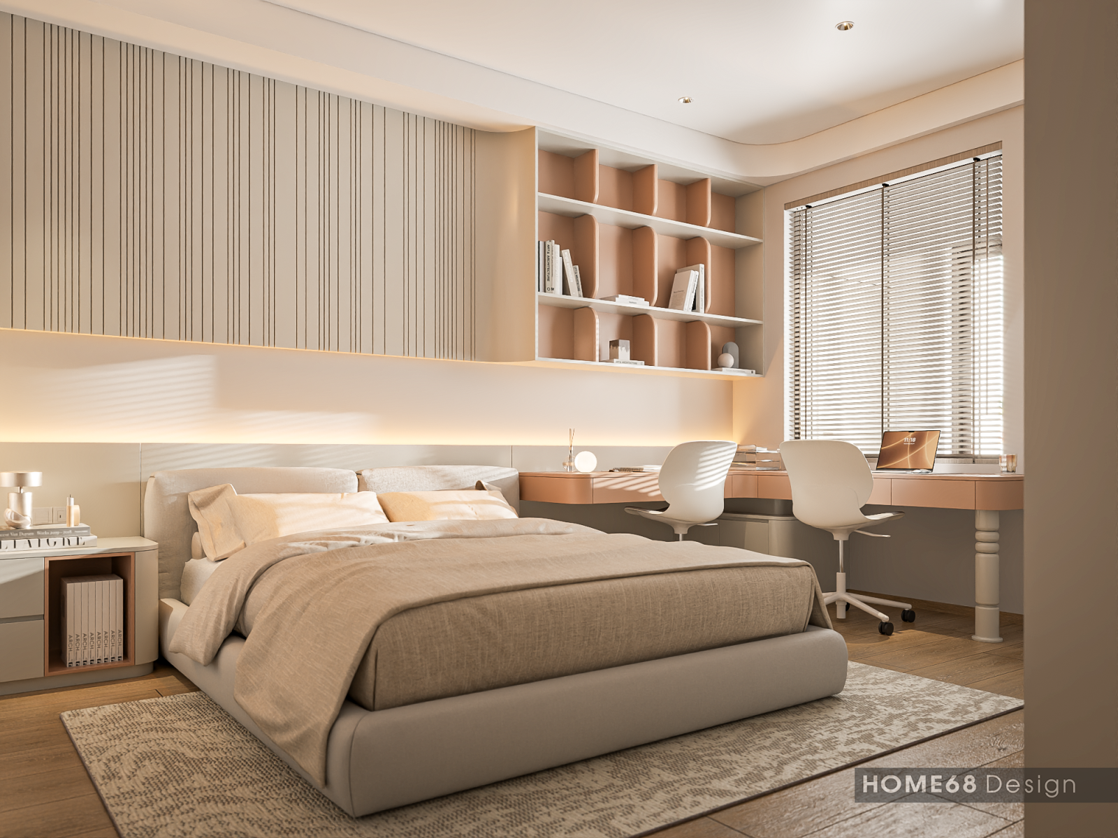 Dự án thiết kế nội thất biệt thự phong cách hiện đại tại Himlam, Hải Phòng - CĐT Chị Nhài