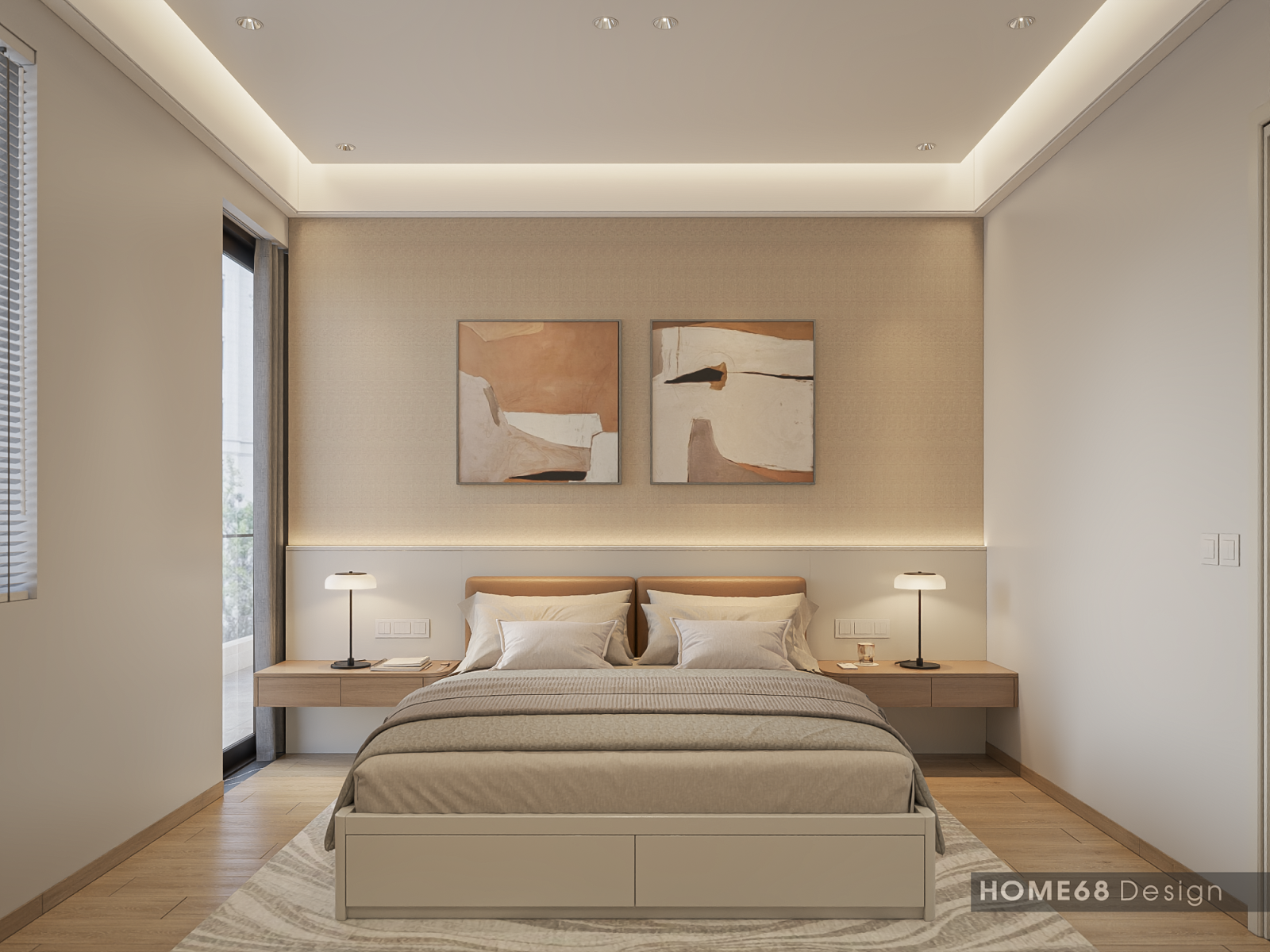 Dự án thiết kế nội thất biệt thự phong cách hiện đại tại Himlam, Hải Phòng - CĐT Chị Nhài