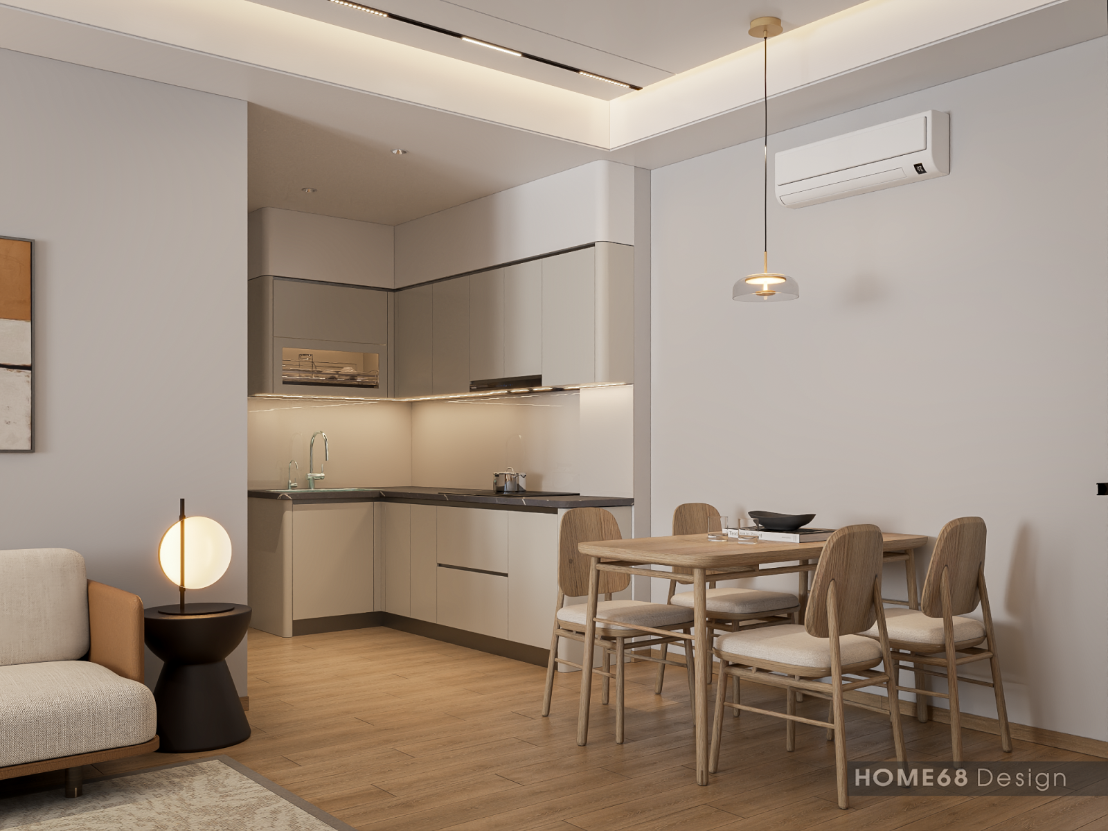 Dự án thiết kế nội thất biệt thự phong cách hiện đại tại Himlam, Hải Phòng - CĐT Chị Nhài
