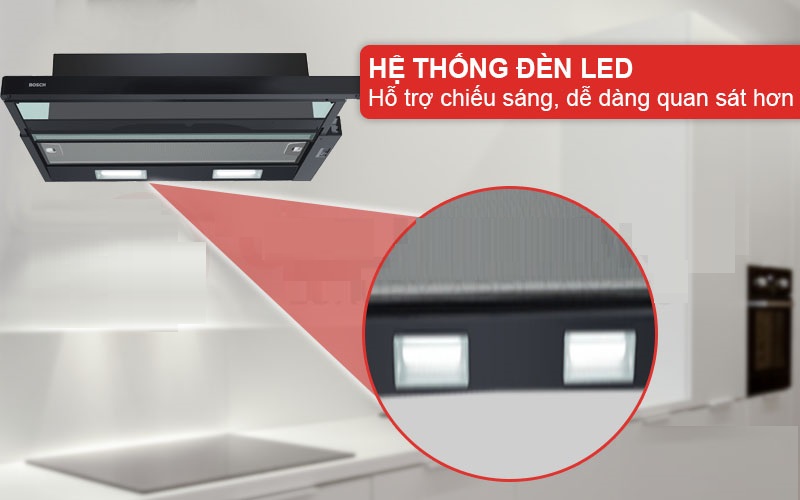 Đảm bảo hiệu suất hút tối đa nhờ bộ lọc dầu mỡ bằng kim loại