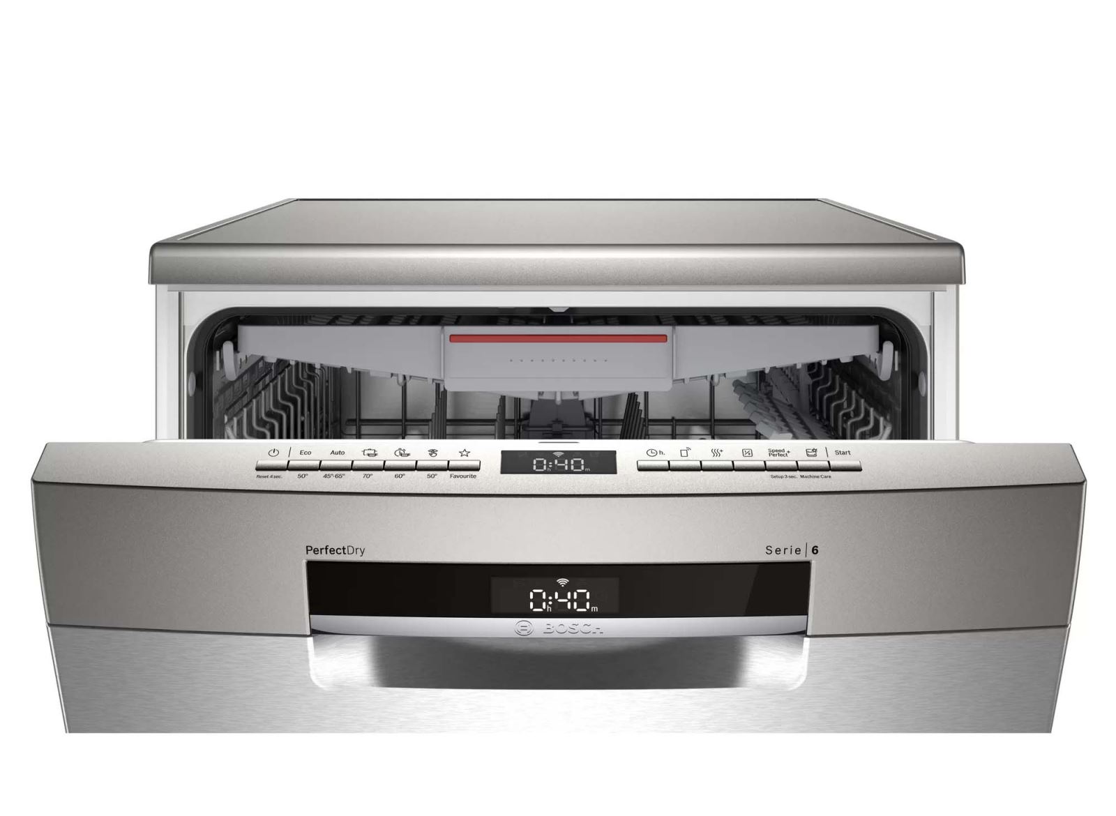 Máy rửa bát Bosch serie 6 SMS6ZCI08E được thiết kế với kiểu dáng đứng độc lập