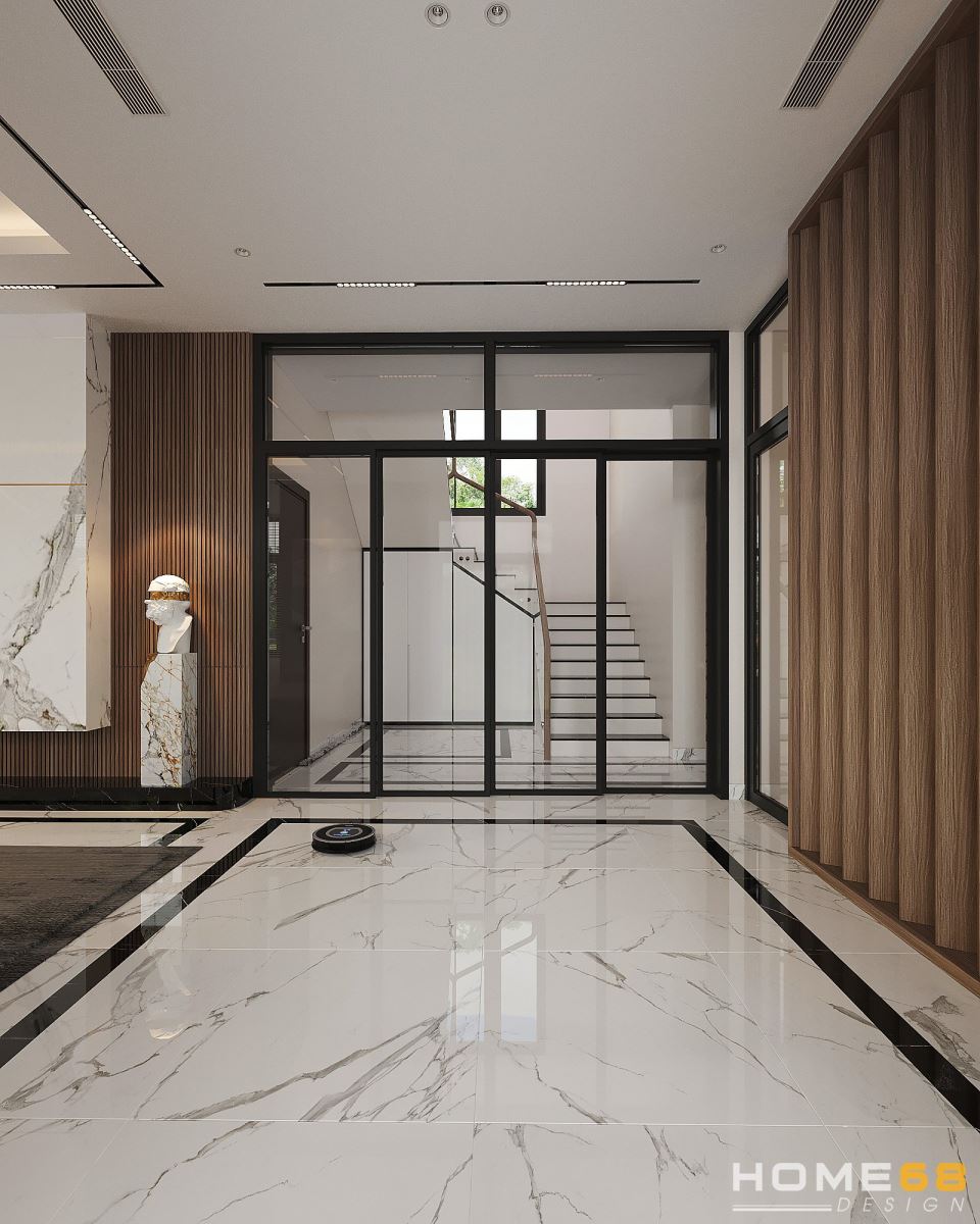 Thiết kế nội thất biệt thự hiện đại, đẹp, lộng lẫy - CĐT anh Quân tại Phục Lễ, Hải Phòng