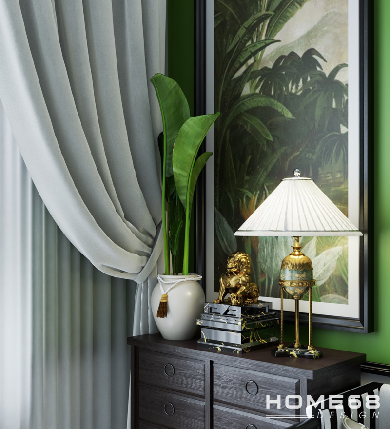 Những chi tiết trang trí được HOME68 để ý, tỉ mỉ tạo nên một không gian vô cùng lãng mạn và nghệ thuật