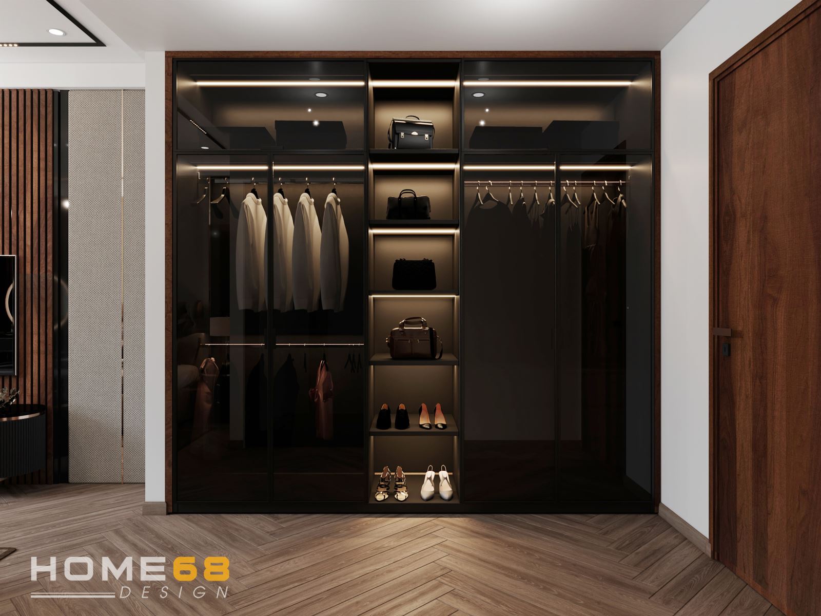 HOME68 thiết kế nội thất phòng ngủ master hiện đại, thu hút tại Hải Phòng