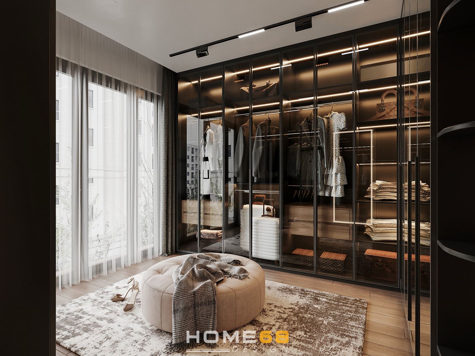 Tất cả các mẫu nội thất đều toát lên hơi thở hiện đại đầy lộng lẫy, đẳng cấp