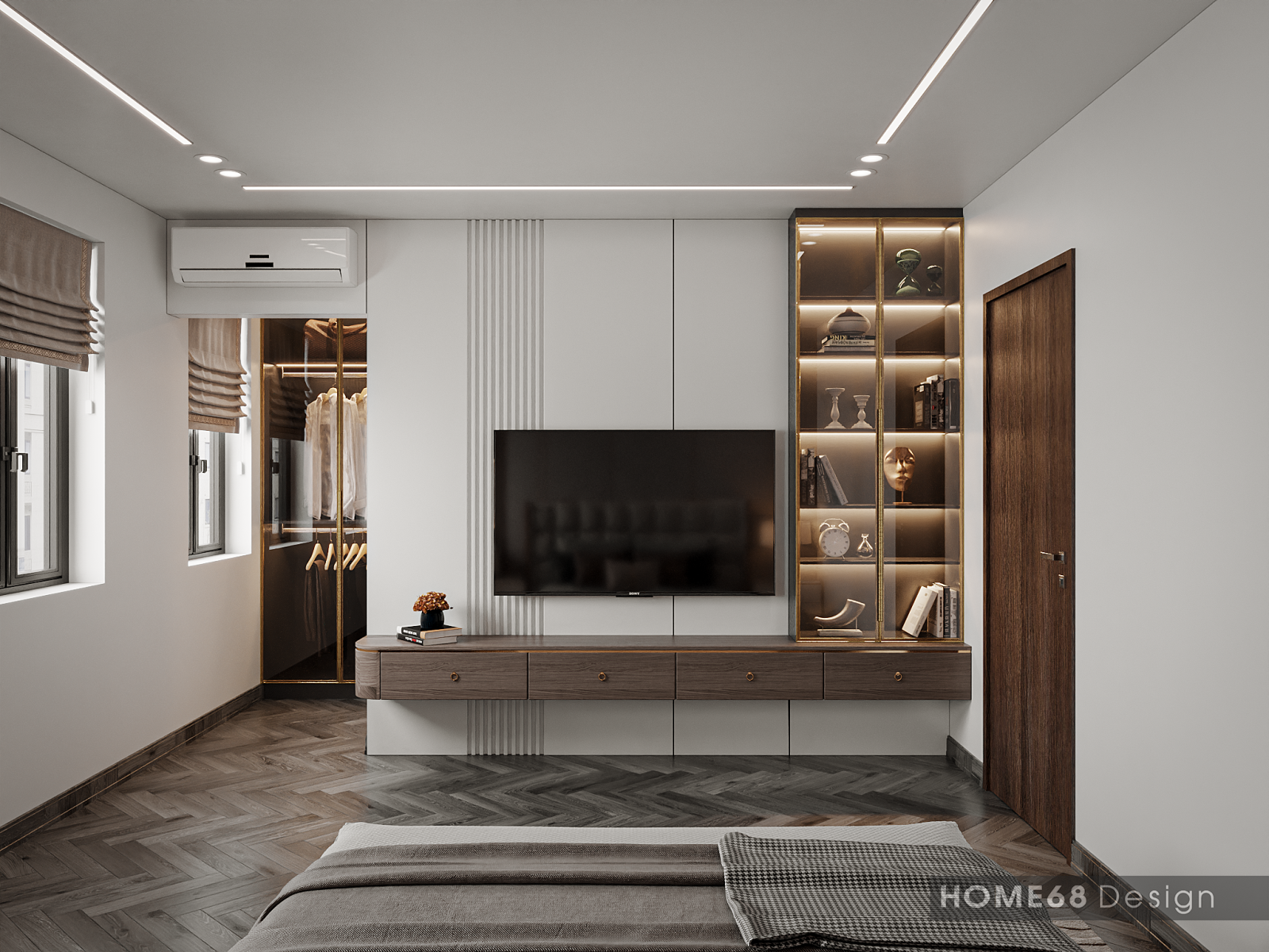 HOME68 thiết kế nội thất phòng ngủ con đẹp, hiện đại Hải Phòng