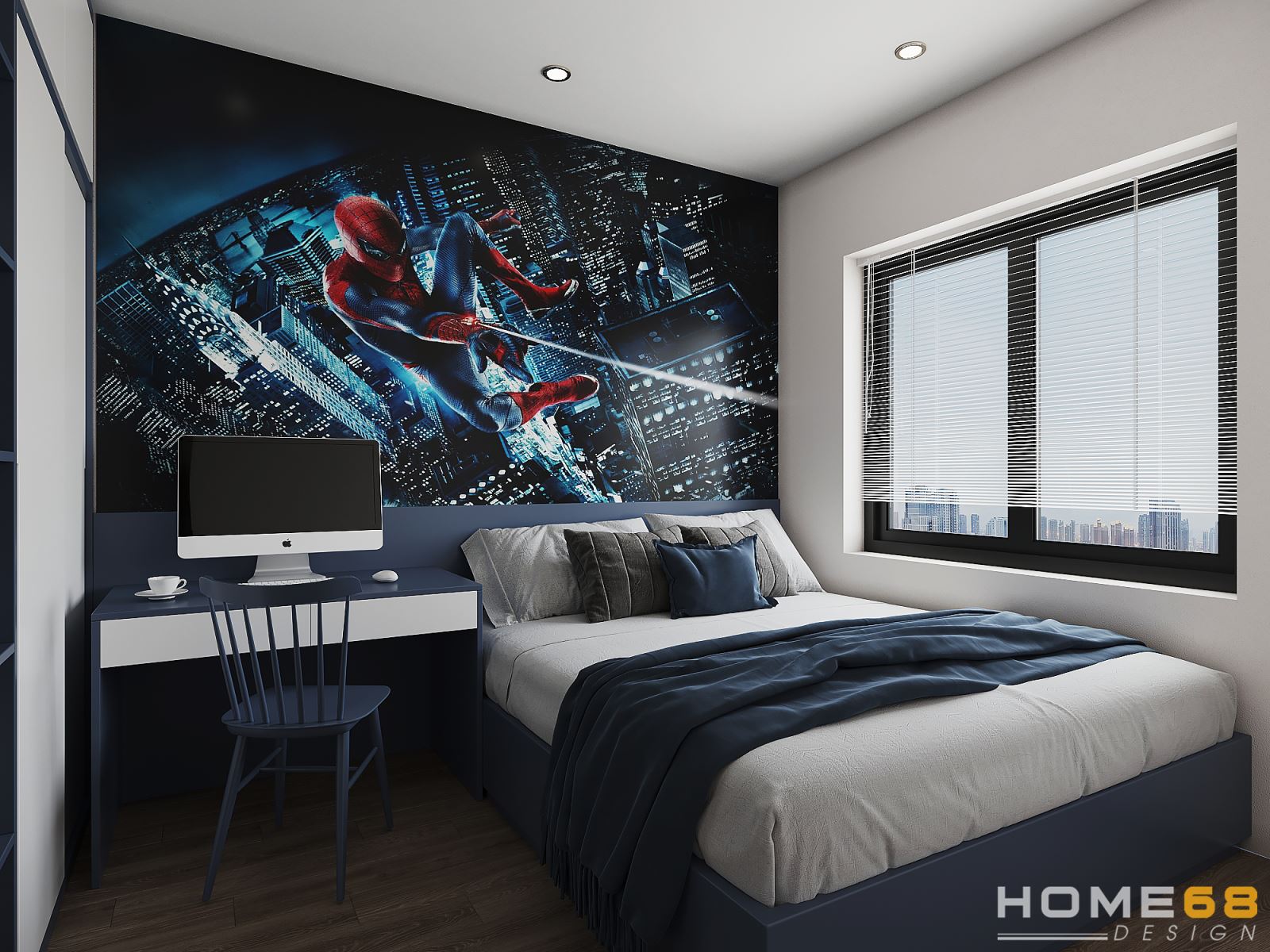 Thiết kế nội thất phòng ngủ đẹp, độc đáo- HOME68