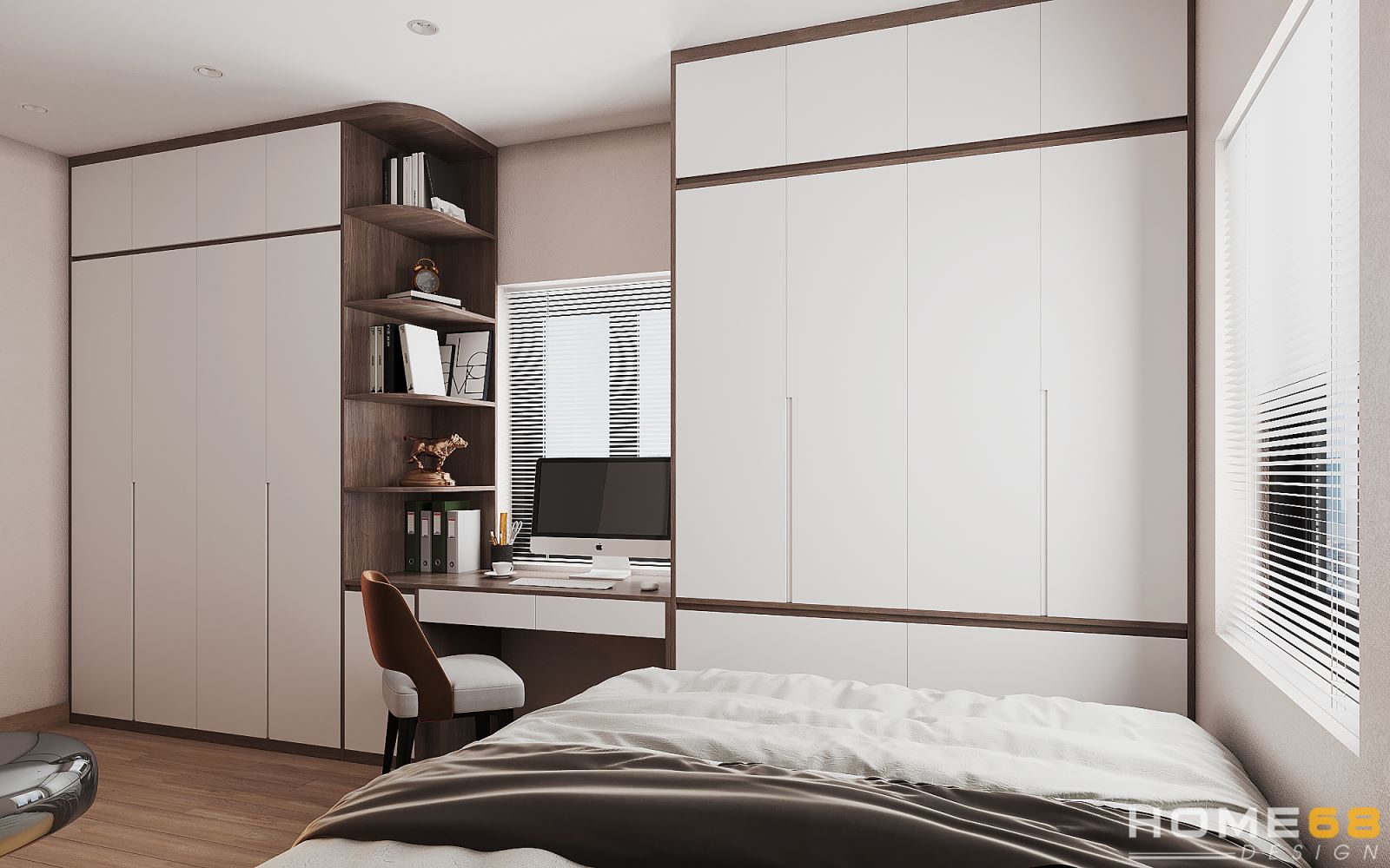 Mẫu thiết kế phòng ngủ hiện đại, đơn giản được yêu thích 2022- HOME68