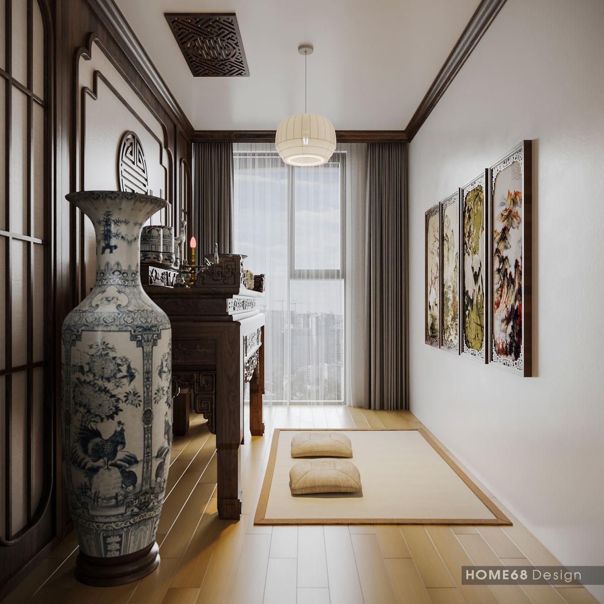 HOME68 - Nội thất phòng thờ chuẩn phong thuỷ tại Hải Phòng