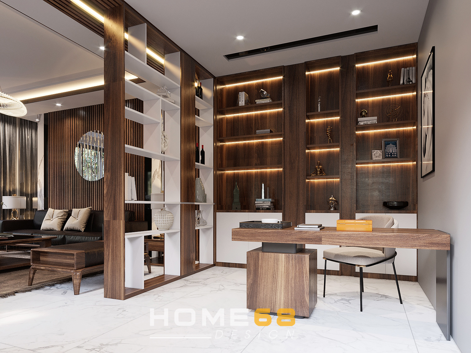 Phòng làm việc riêng tư, thanh lịch vô cùng