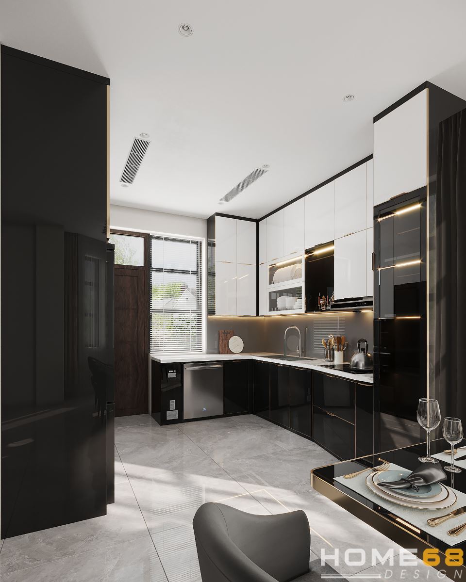 Thiết kế nội thất bếp hiện đại, tiện nghi tại Hải Phòng