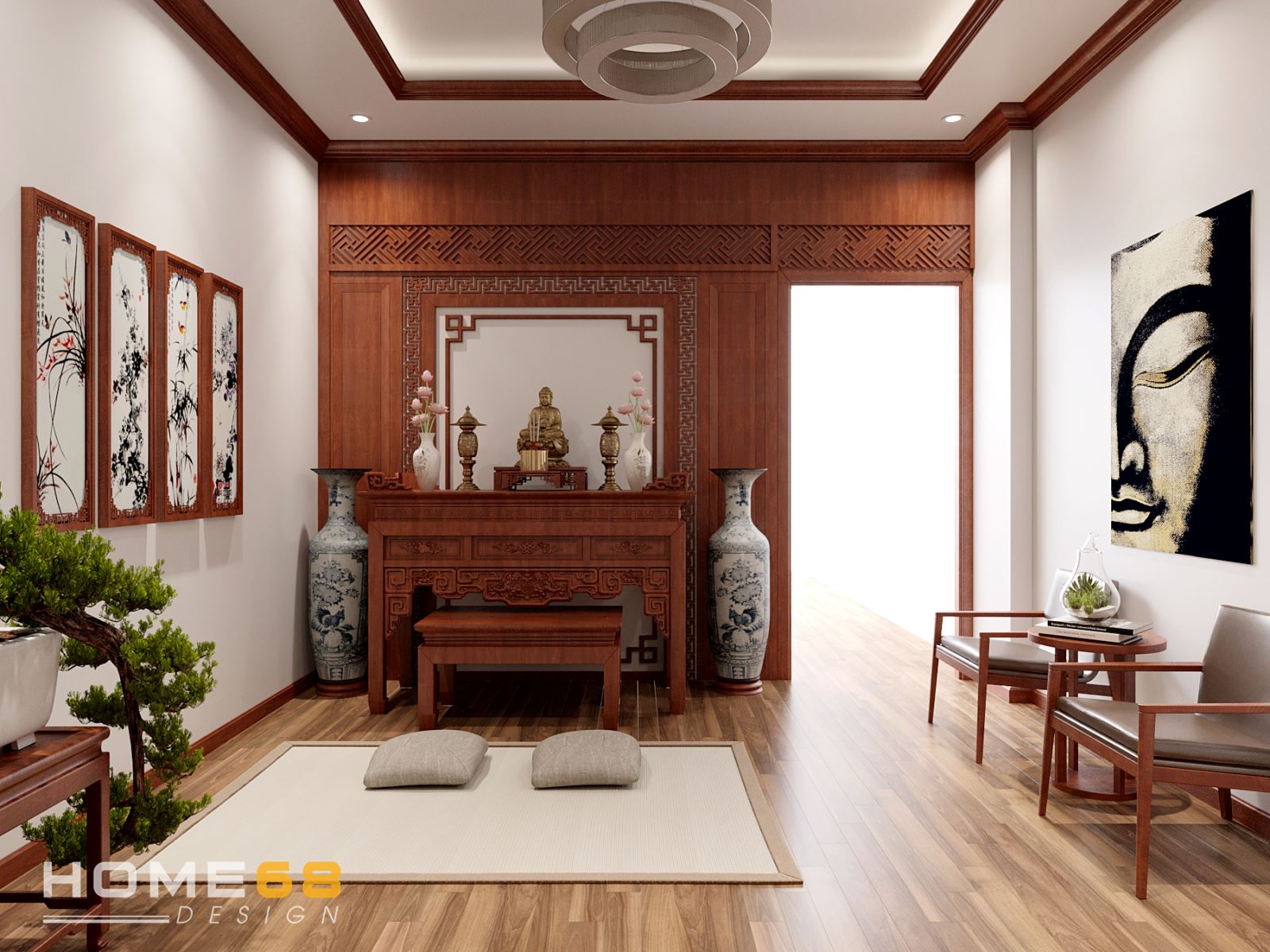 Những lưu ý cần biết khi bài trí tượng phật trong nhà