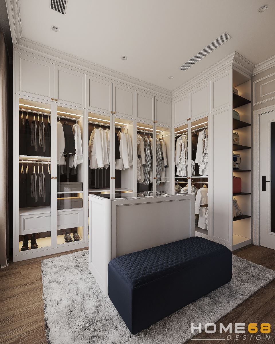 Mẫu thiết kế phòng thay đổ đẹp, thu hút- HOME68