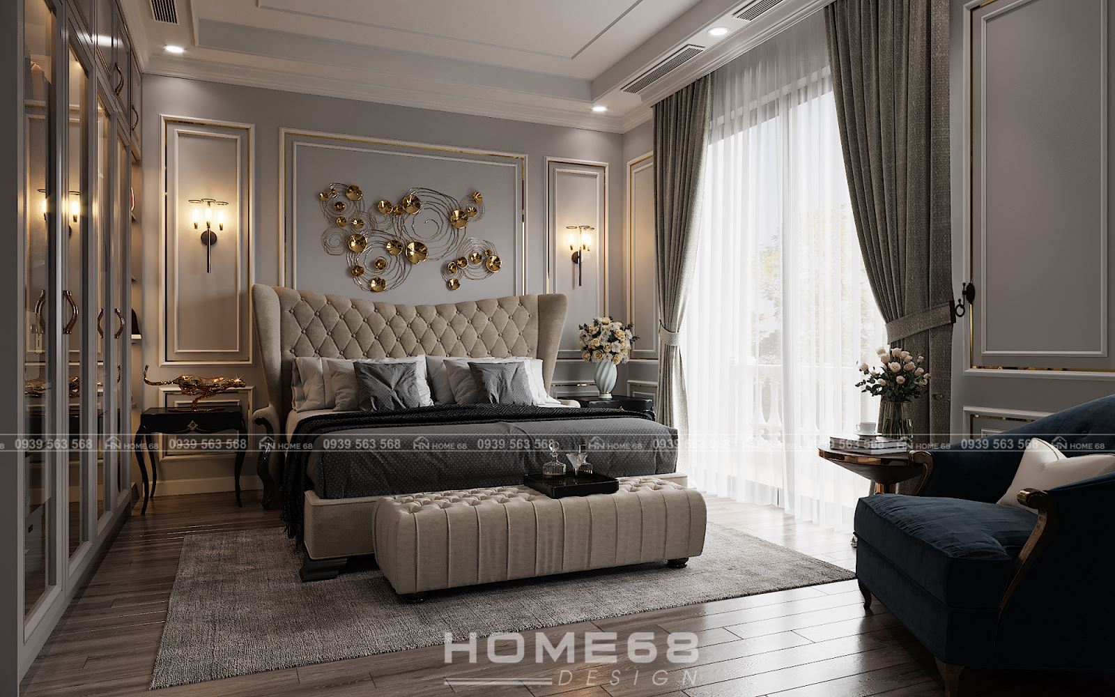 Một phòng ngủ tốt là đảm bảo được tính tiện lợi, thoải mái, thẩm mỹ và phong thủy