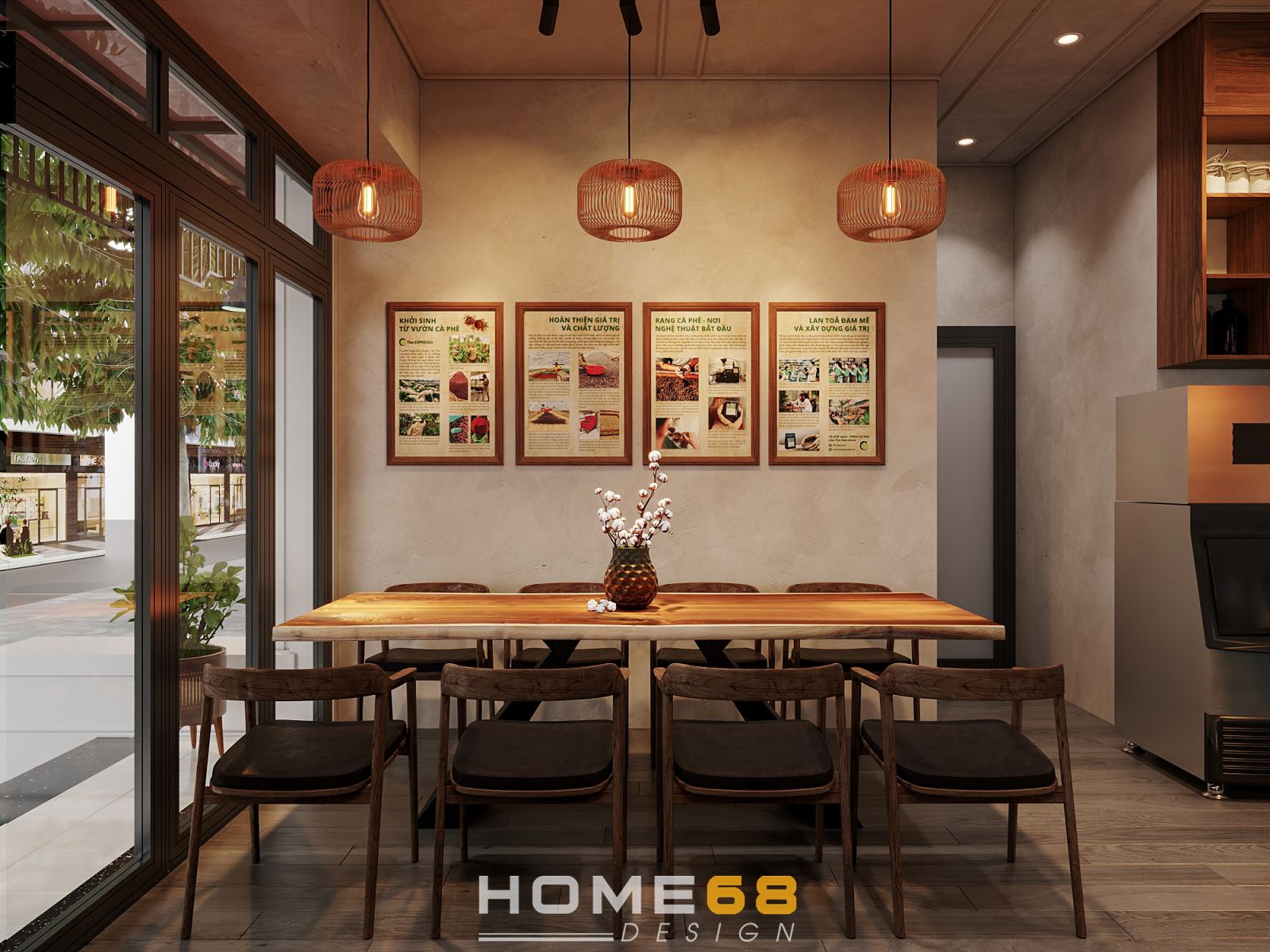Mẫu thiết kế nội thất quán cafe hiện đại, đẹp tại Hải Phòng