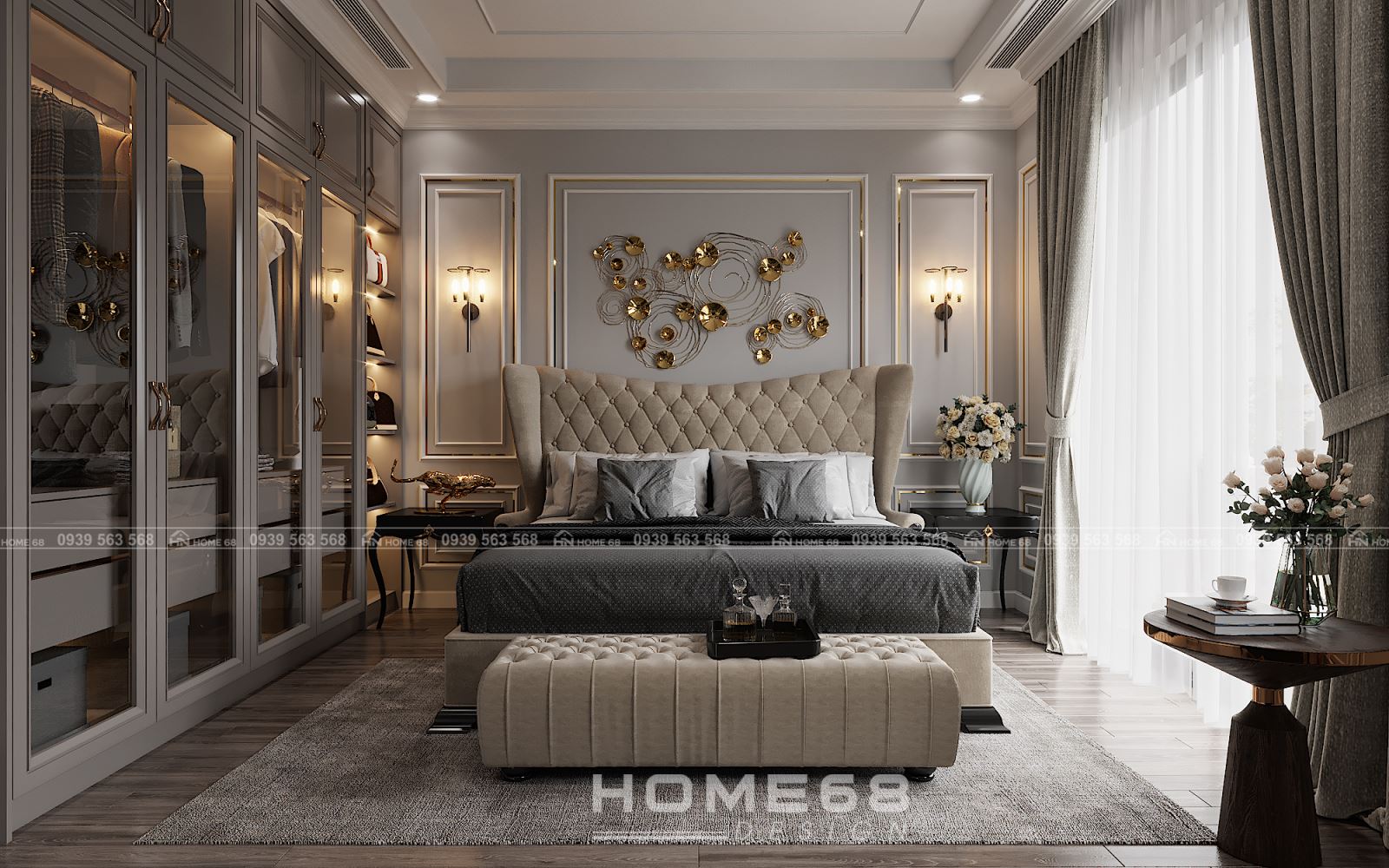 thiết kế nội thất phòng ngủ đẹp