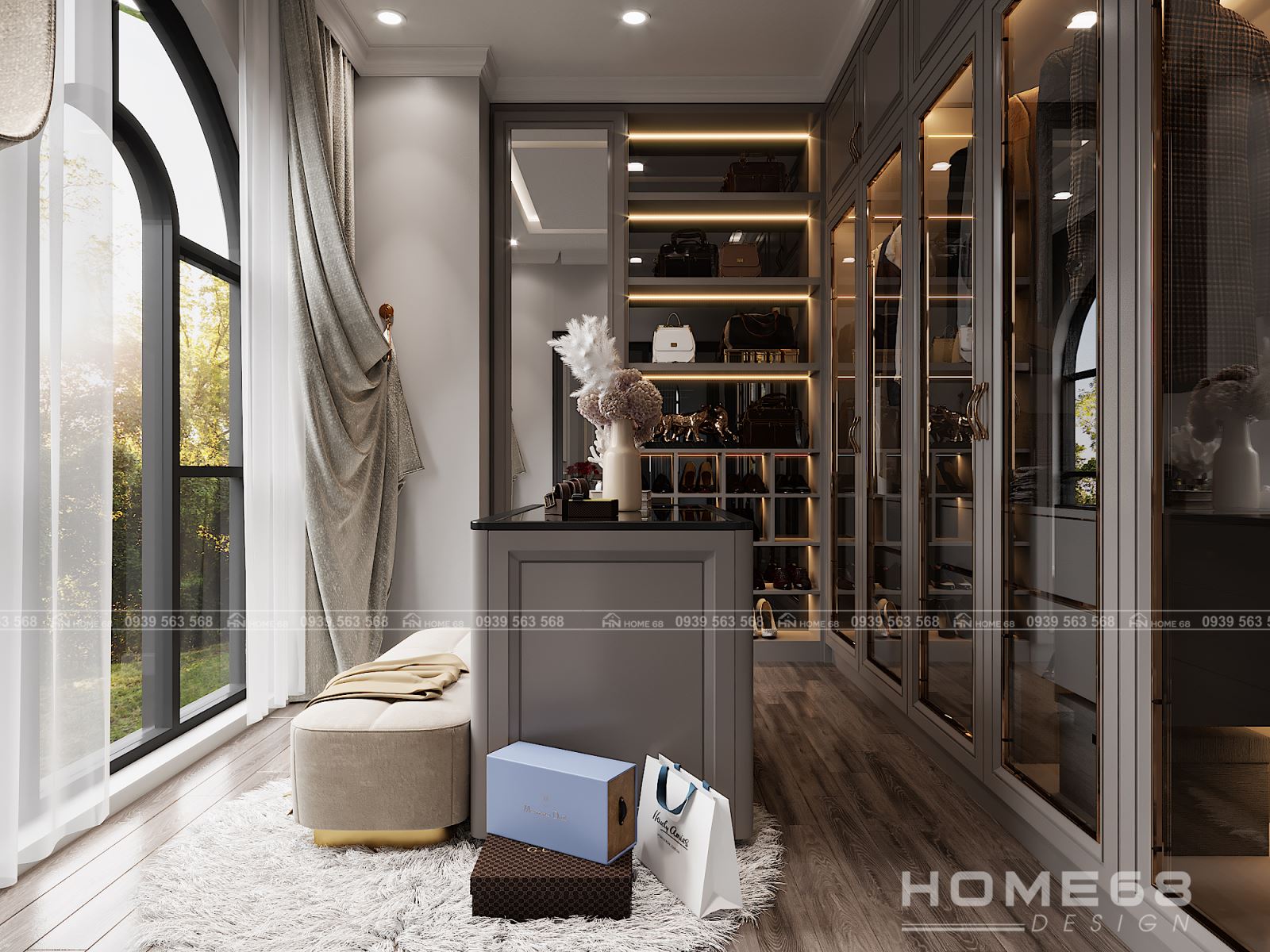thiết kế phòng ngủ hiện đại tinh tế