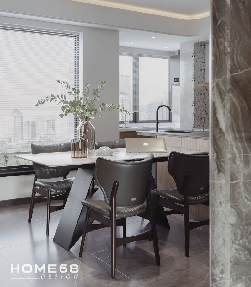 Thiết kế nội thất bếp hiện đại, tiện nghi- HOME68