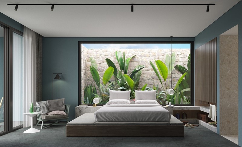 Ánh sáng tự nhiên trong phòng ngủ hướng Nam- HOME68