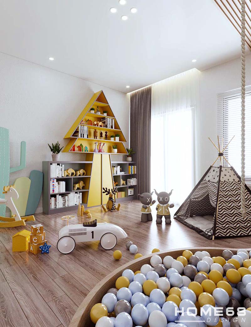 Giá sách lạ mắt, độc đáo được Home68 đặc biệt thiết kế