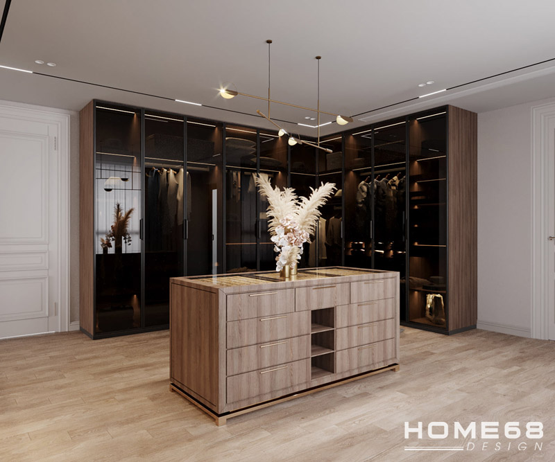 Hệ thống tủ đồ kính đẳng cấp, huyền bí vô cùng