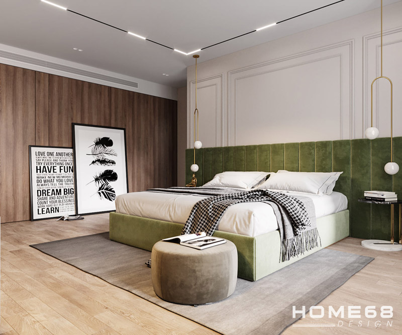 Phòng ngủ không cần trang trí quá cầu kì, thoải mái, tiện nghi, hợp lý là đã đủ đảm bảo cho một giấc ngủ tốt