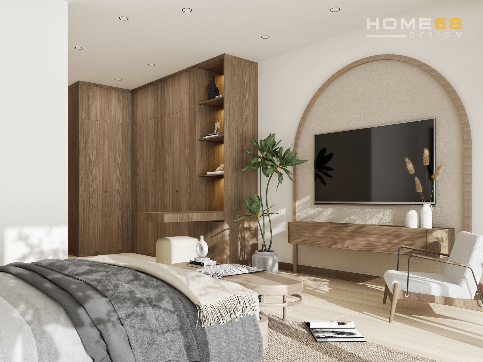 Chiêm ngưỡng mẫu thiết kế nội thất phòng ngủ hiện đại, tinh tế Hải Phòng