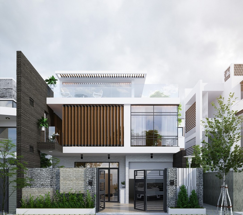 thiết kế nhà phố sang trọng