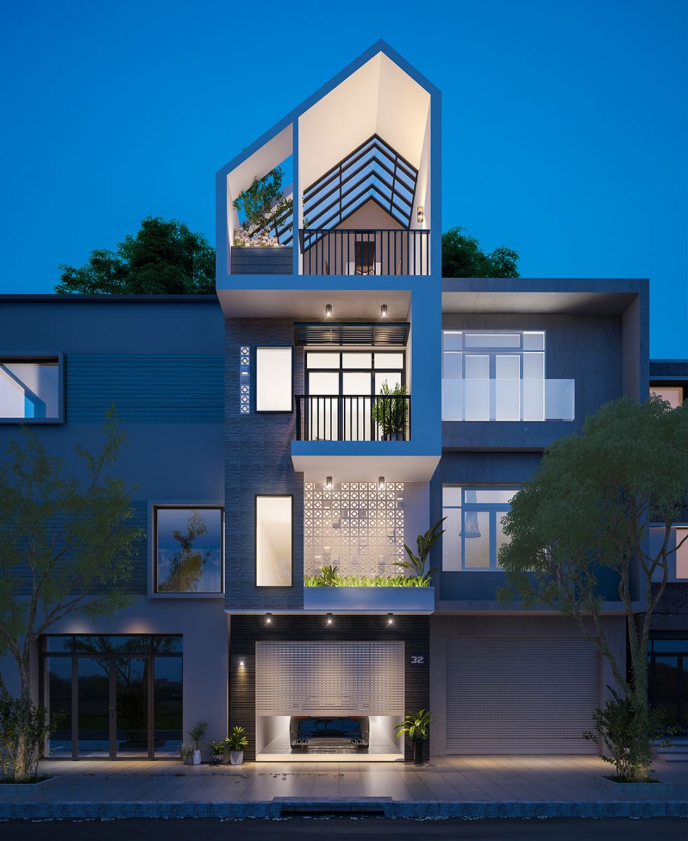 thiết kế nhà phố đẹp