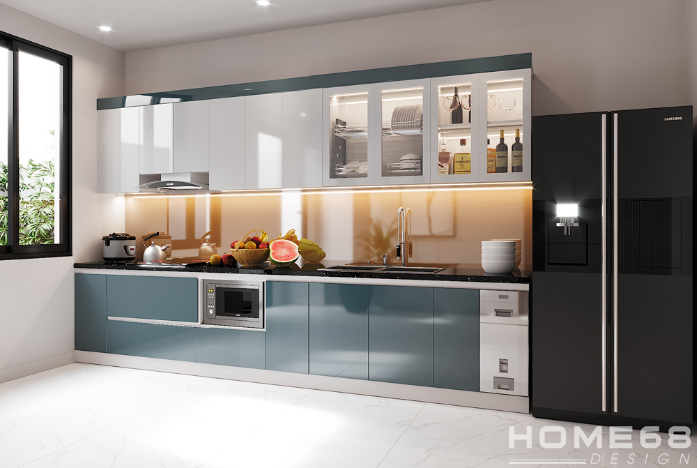 mẫu tủ bếp hiện đại