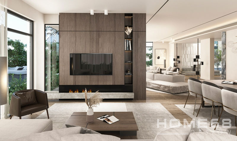 thiết kế nội thất biệt thự hiện đại