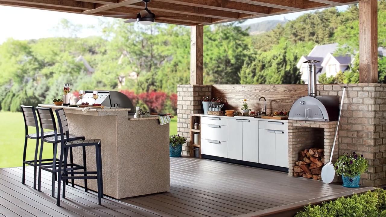 Liệt kê các vận dụng cần thiết để thiết kế bếp ngoài trời được tiết kiệm và hiệu quả hơn- HOME68