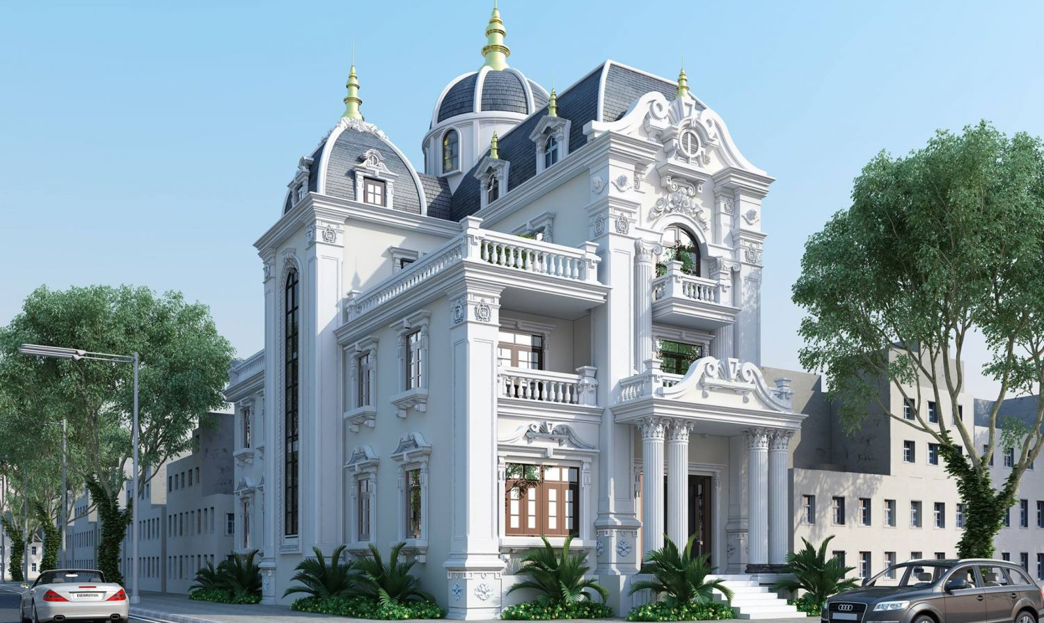 Kiến trúc Biệt thự phong cách cổ điển