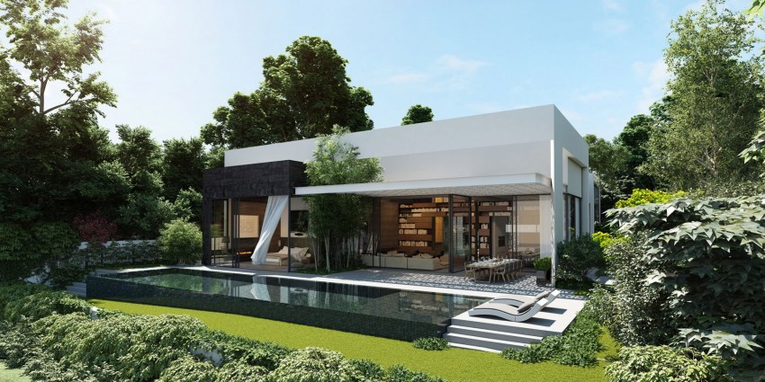 Thiết kế kiến trúc nhà vườn theo phong cách hiện đại- HOME68