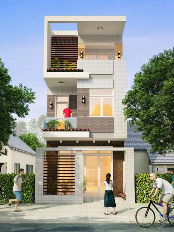 Nhà 1 trệt 1 lầu sân thượng- HOME68