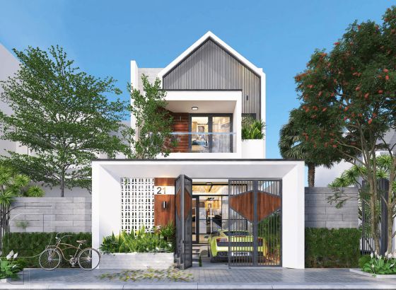 Nhà 1 trệt 1 lầu có sân vườn- HOME68