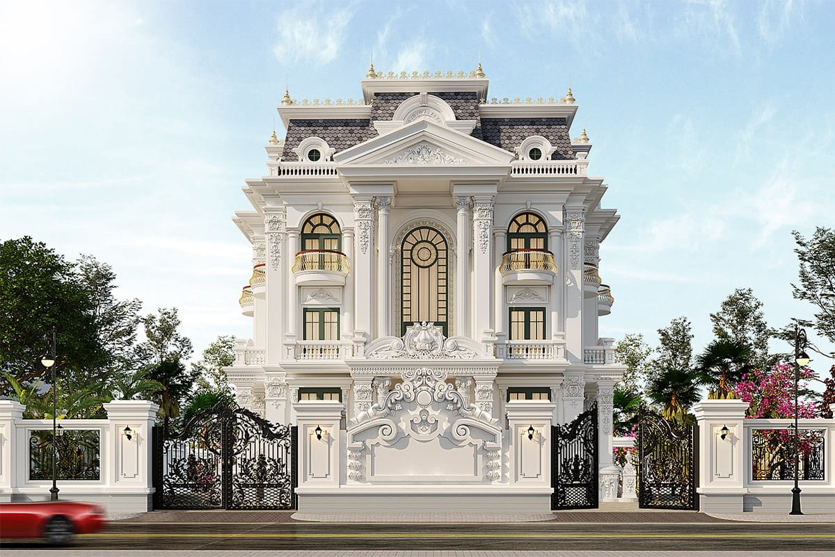 Xu hướng thiết kế kiến trúc biệt thự tân cổ điển- HOME68