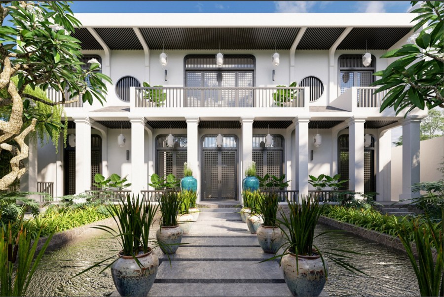 Phong cách Indochine sẽ xu hướng thiết kế kiến trúc 2023 được yêu thích