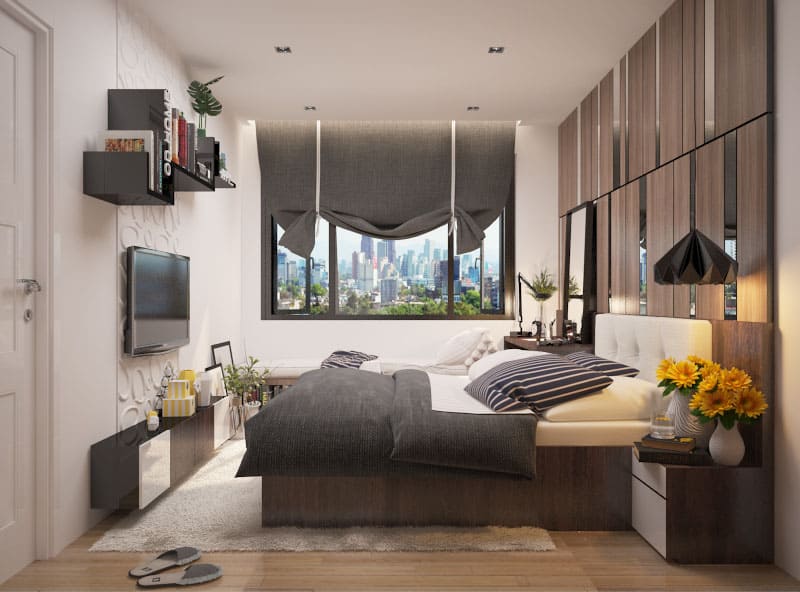 Cuối giường, chi tiết quan trọng trong phong thủy nhà ở- HOME68