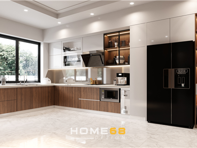Những mẫu tủ bếp thiết kế hiện đại, chất liệu cao cấp, được yêu thích 2023