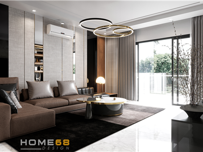Thiết kế nội thất phòng khách, bếp hiện đại, tinh tế- CĐT chị Hường tại Kiến An, Hải Phòng