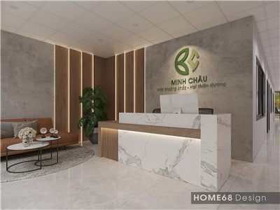 Thiết kế nội thất văn phòng hiện đại- CĐT Công ty Xây Lắp Hải Long