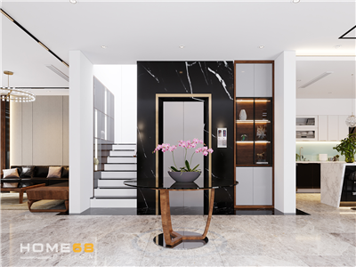 Thiết kế nội thất biệt thự hiện đại, đẹp thu hút cho chị Thủy tại Hải An, Hải Phòng