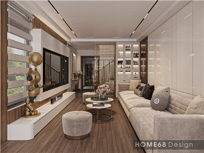 Nội thất nhà lô phố Modern Style sang trọng- CĐT chị Hạnh tại Lê Thánh Tông, Hải Phòng