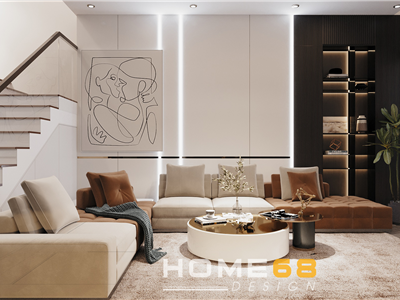 Thiết kế nội thất nhà phố hiện đại, cuốn hút- CĐT chị Lan tại Hồng Bàng, Hải Phòng