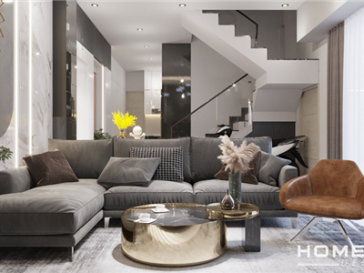 Thiết kế nội thất nhà phố hiện đại, sang trọng-CĐT chị Chi tại Tô Hiệu, Hải Phòng