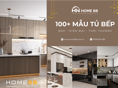 100+ mẫu tủ bếp đẹp, phong cách hiện đại thời thượng 2024 