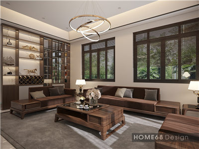 Thiết kế nội thất biệt thự phong cách hiện đại, thu hút- CĐT anh Đức tại Tiên Lãng, Hải Phòng