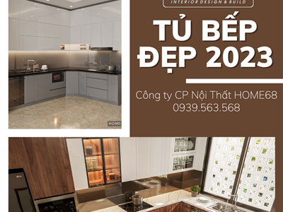 Tổng hợp những mẫu tủ bếp hiện đại, tiện nghi, được yêu thích nhất 2023