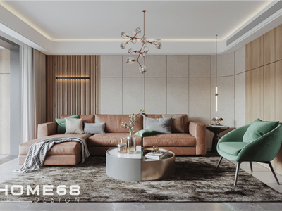 Khám phá thiết kế nội thất phòng khách đẹp mê ly 2021 - Home 68